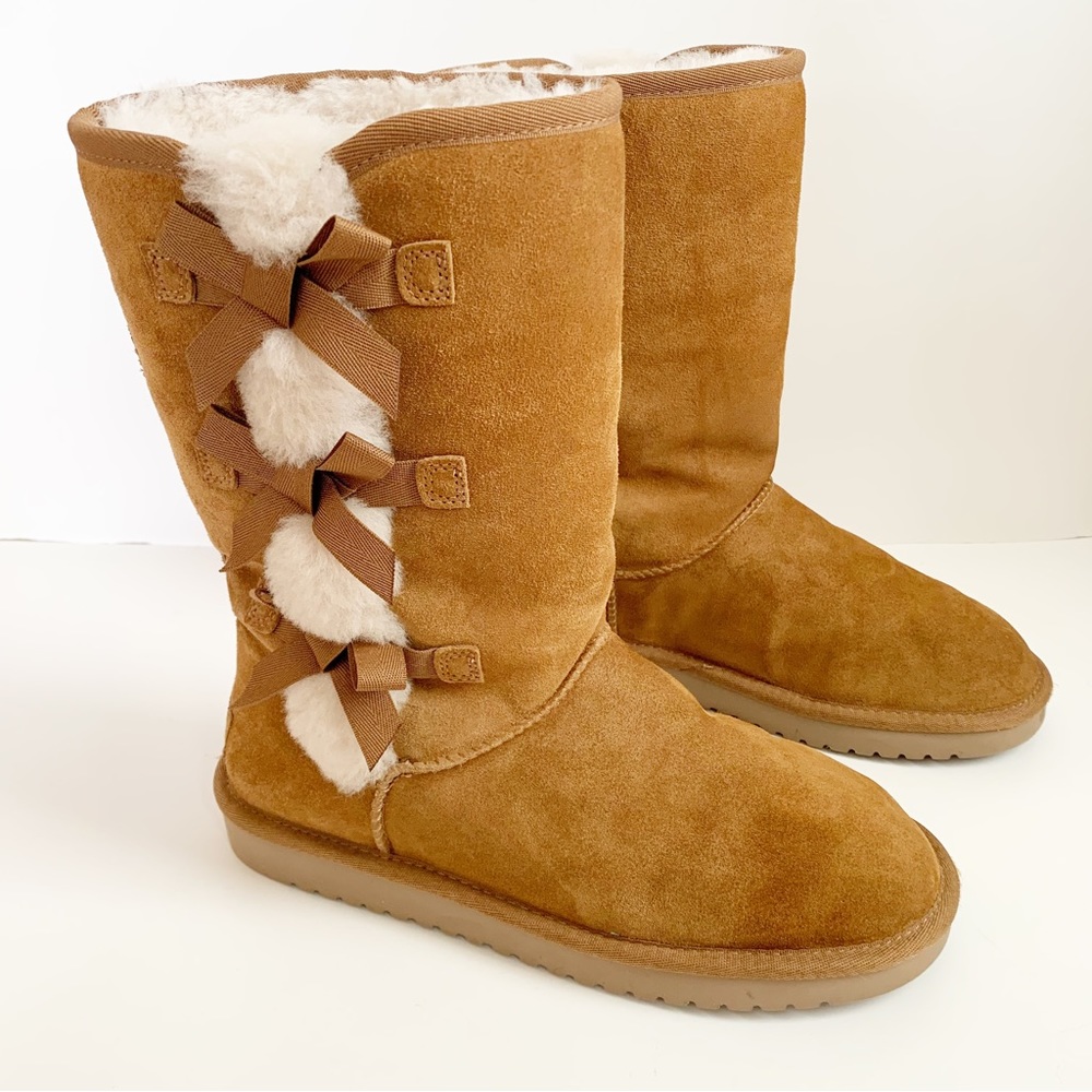 UGG Koolaburra Victoria Tall Boot, Chestnut, Size 8